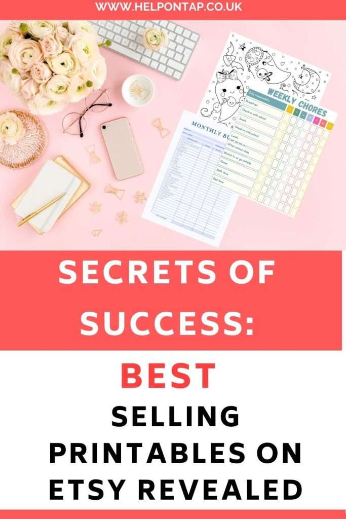 Best Selling Printables on Etsy