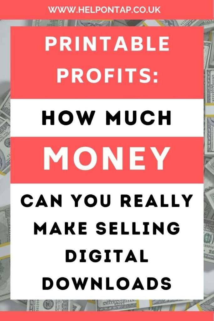 How much money can you make selling printables