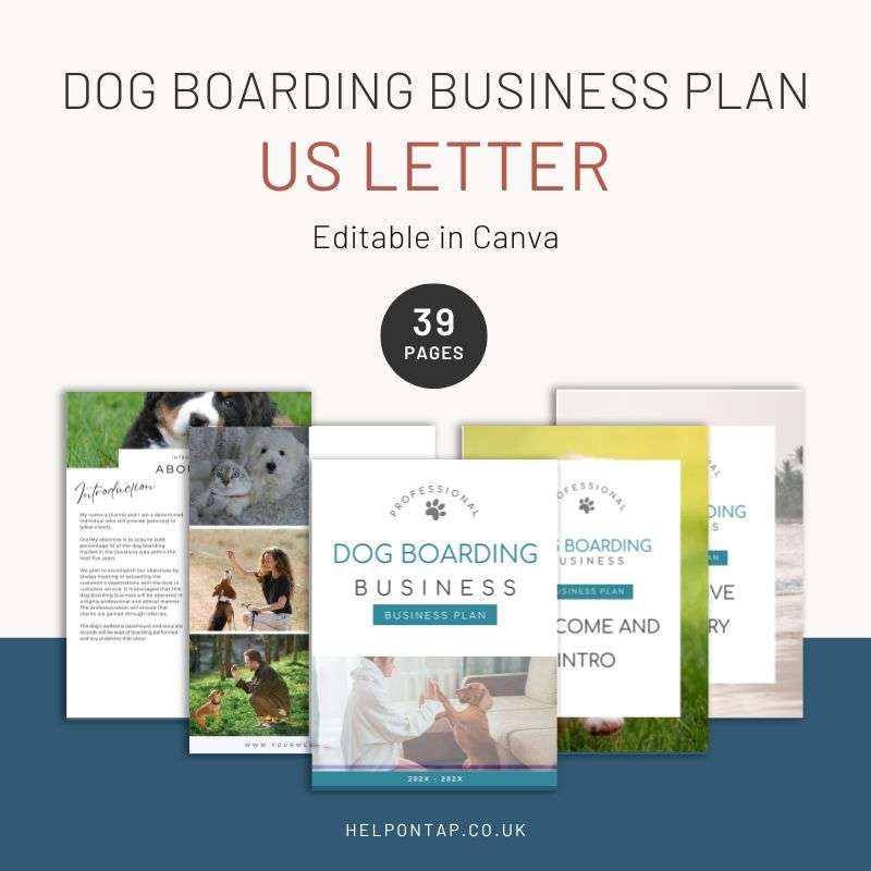 Dog Boarding Business Plan Template